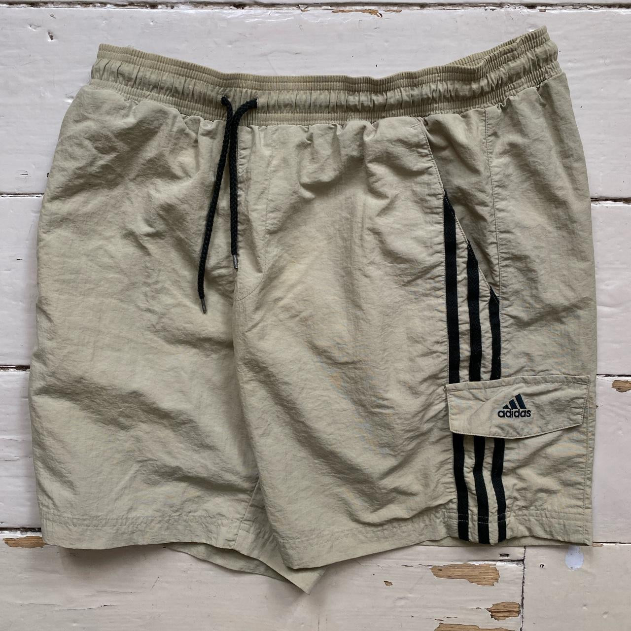 Adidas Vintage Cargo Shorts (Small)