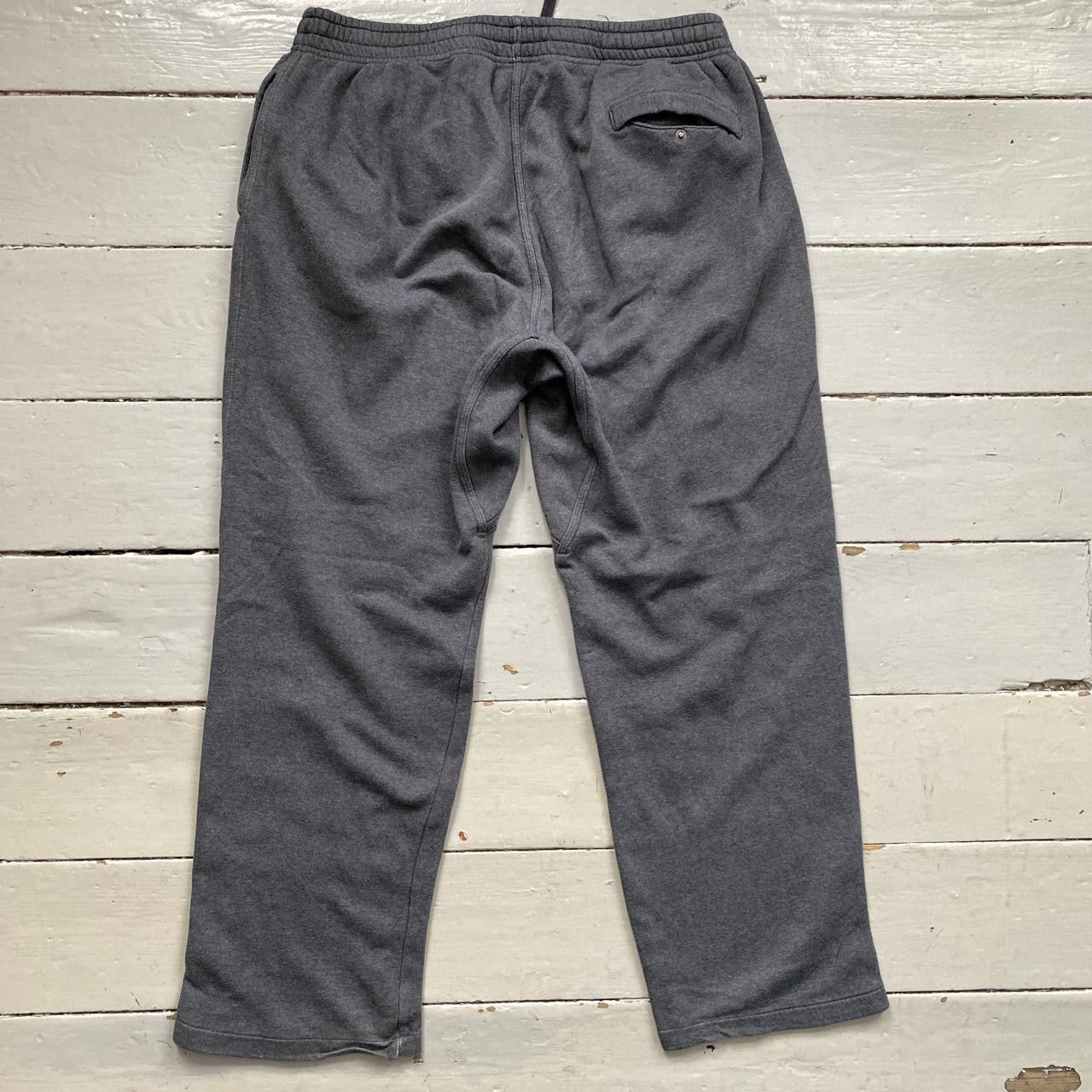 Nike Swoosh Grey and White Joggers (XL)