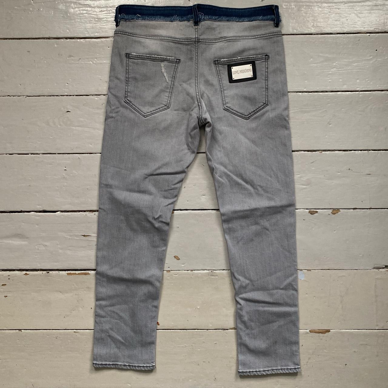 Love Moschino Jeans Silver and Denim (34/29)
