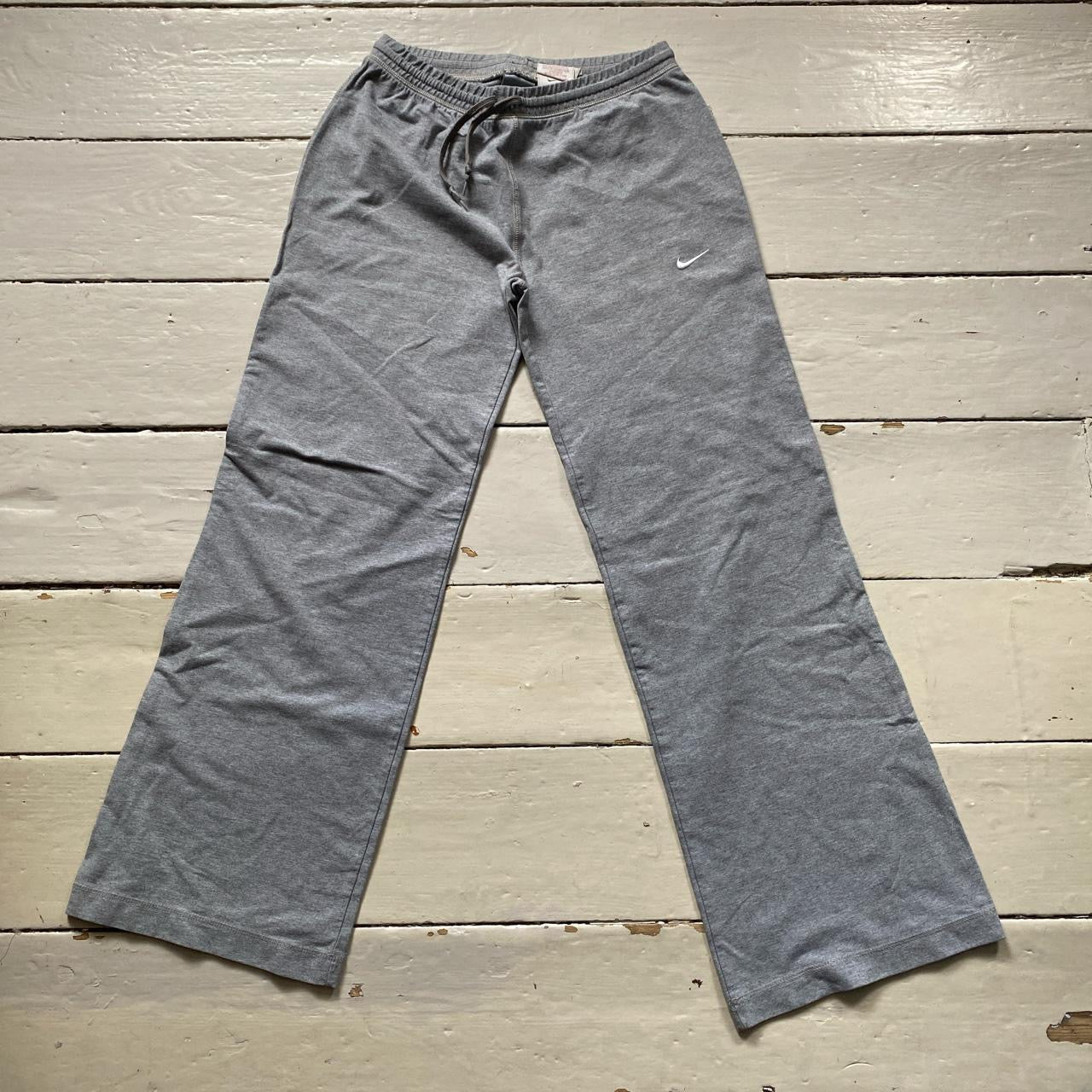 Nike Swoosh Grey Joggers (Medium)
