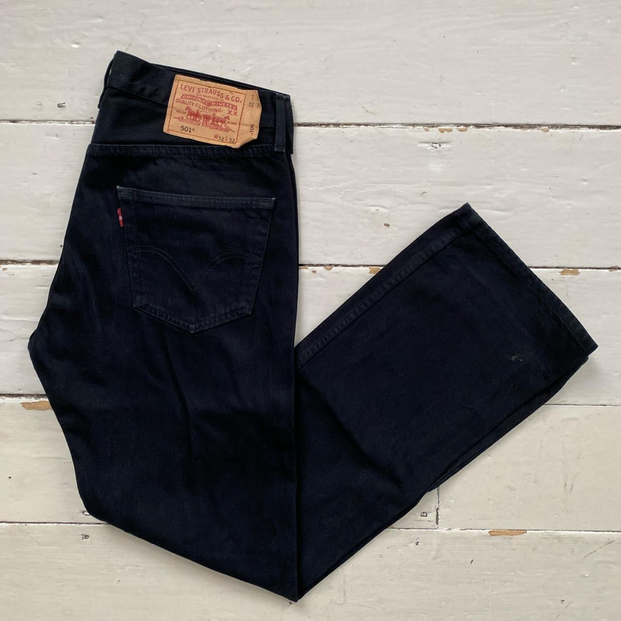 Levis 501 Black Jeans (32/32)