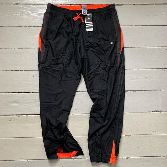 Adidas Black Shell Bottoms (XXL)