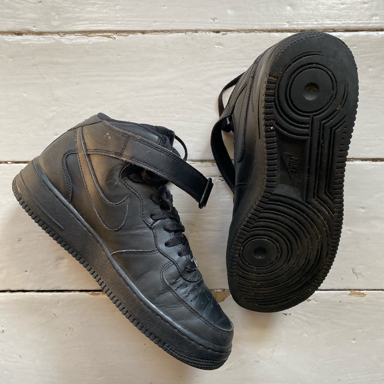 Nike Air Force 1 Mid Black (UK 8.5)