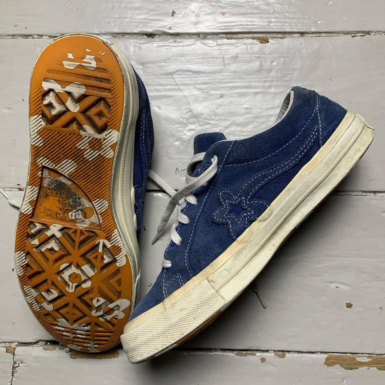 Converse GOLF Le Fleur Blue Trainers (UK 7)