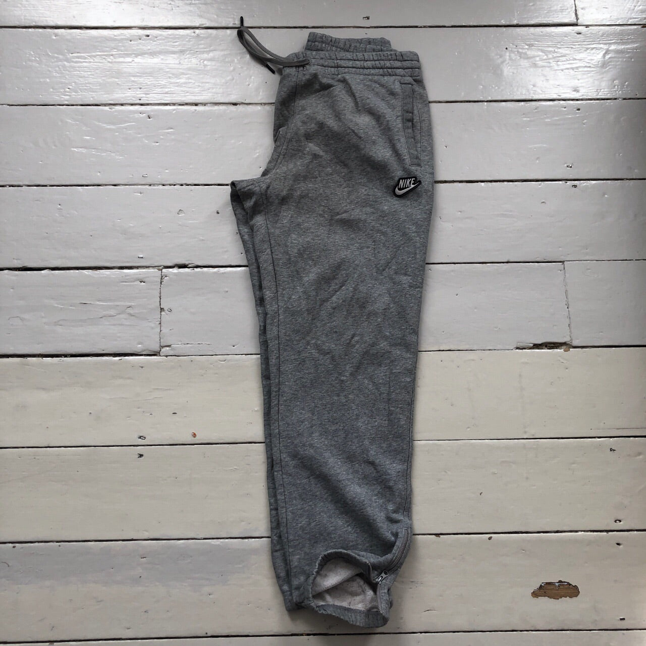 Nike Grey Jogger Bottoms (Large)