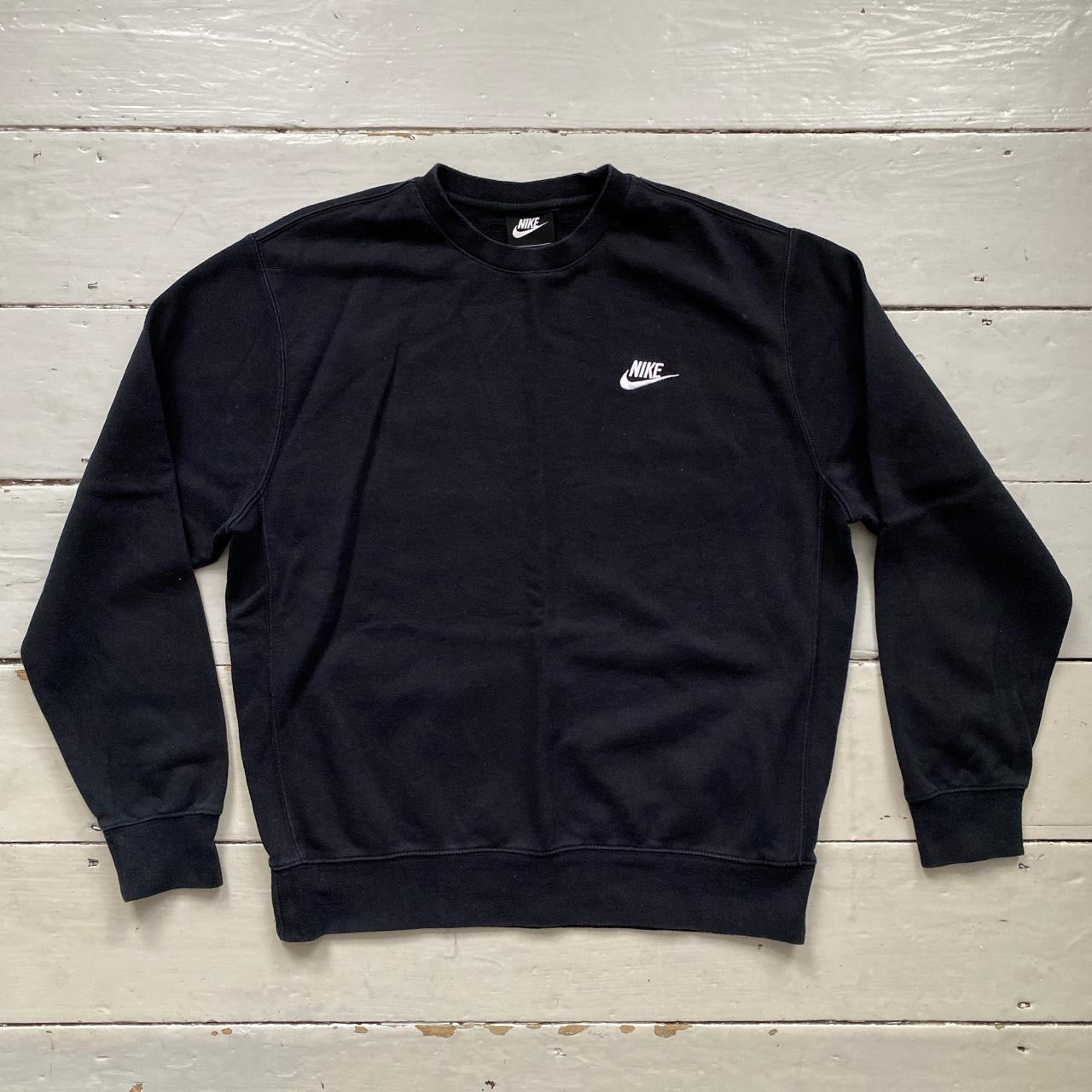 Nike Swoosh Jumper Black (Medium)