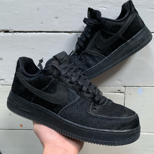 Nike Air Force Pony Hair Black (UK 7)