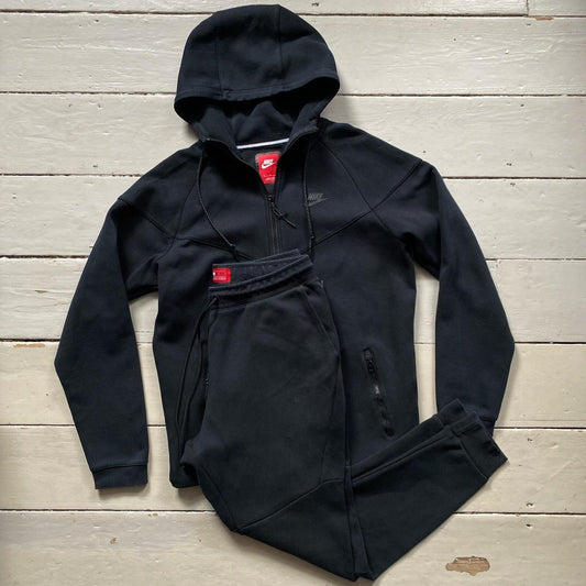 Nike Tech Fleece Old Season Black Tracksuit (Medium)