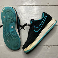 Nike Air Force 1 Black and Blue (UK 10)