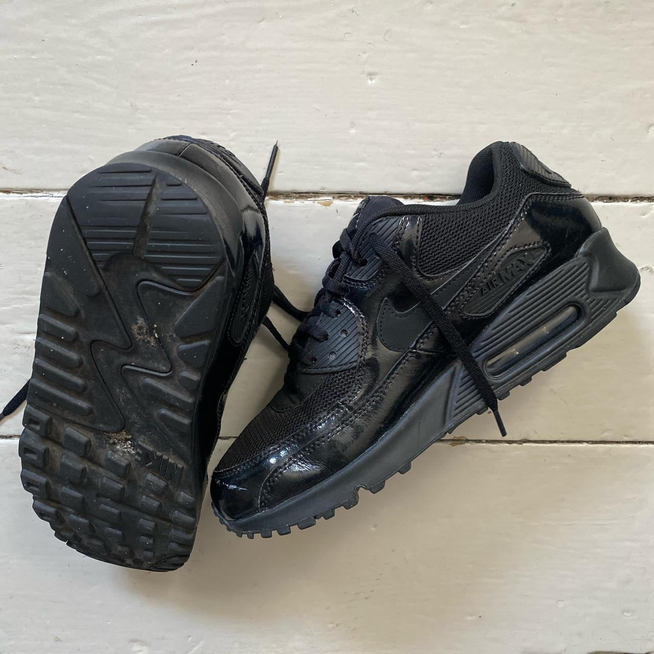 Nike Air Max 90 Black Patent (UK 6)