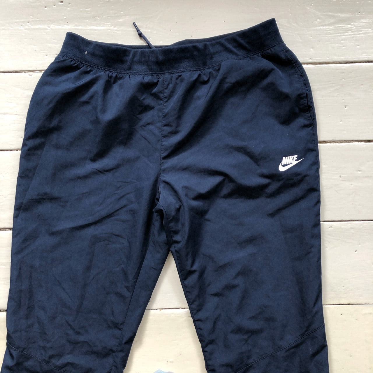 Nike Navy Shell Bottoms (XLarge)