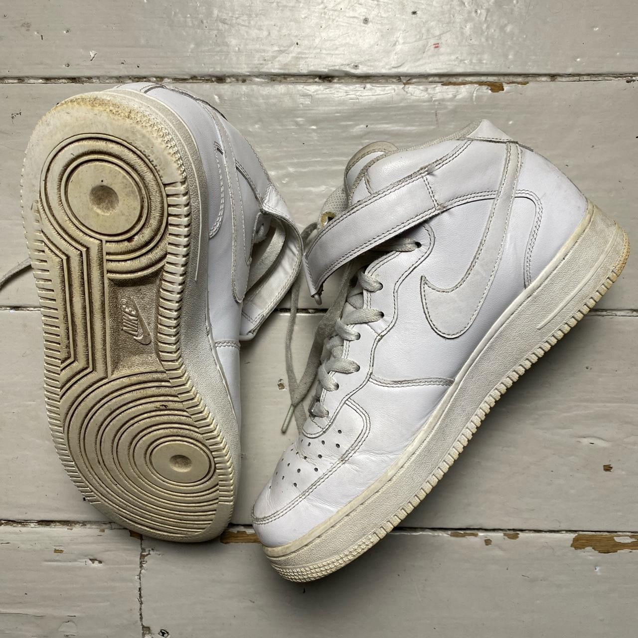 Nike Air Force 1 Mid White (UK 8.5)