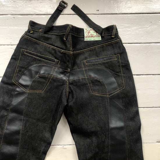 Evisu Big Swoosh Black Jeans (34/30)