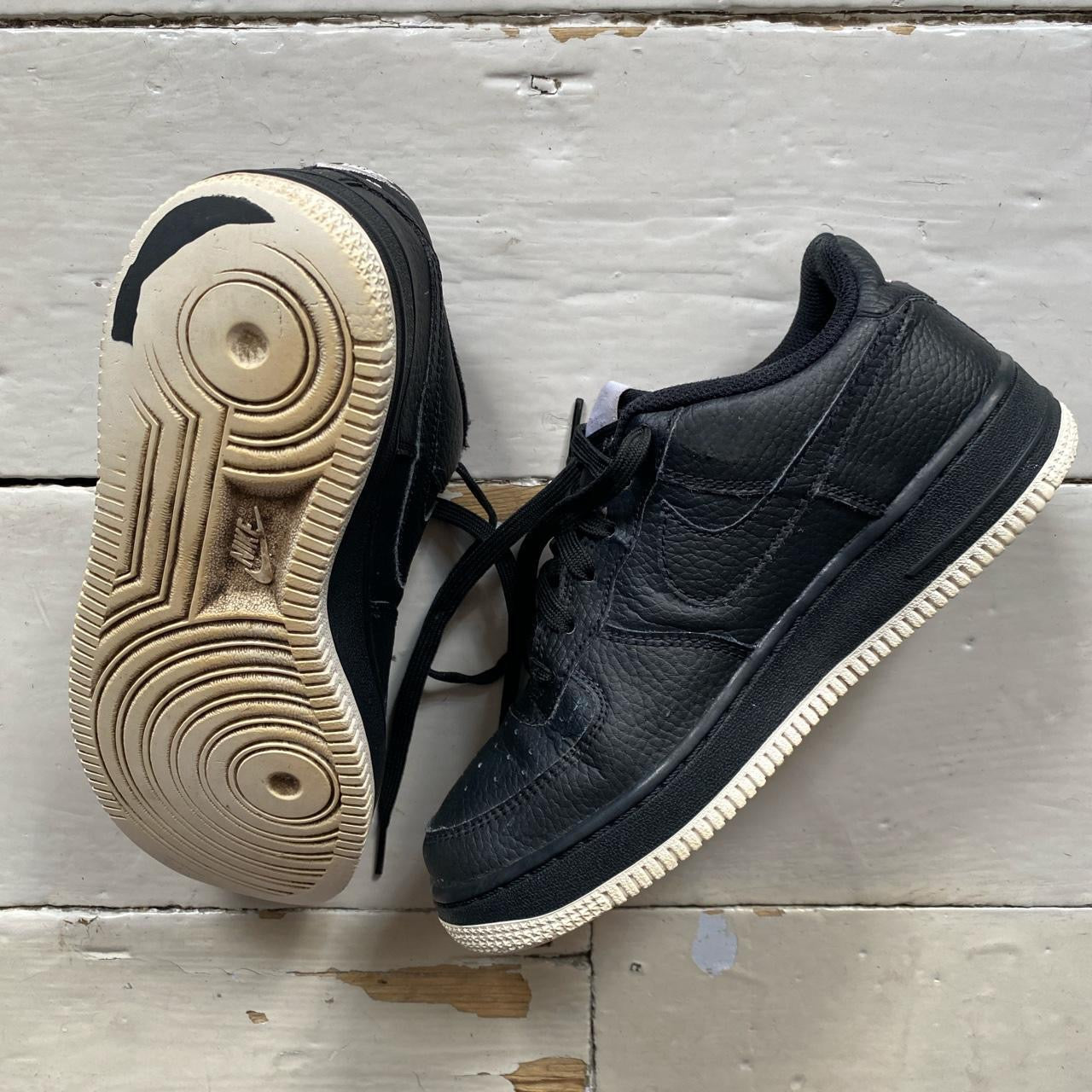 Nike Air Force 1 Black and White (UK 4)