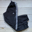 Adidas Black Grey Shell Bottoms (Small)
