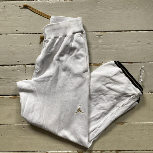 Jordan White Vintage Joggers (Large)