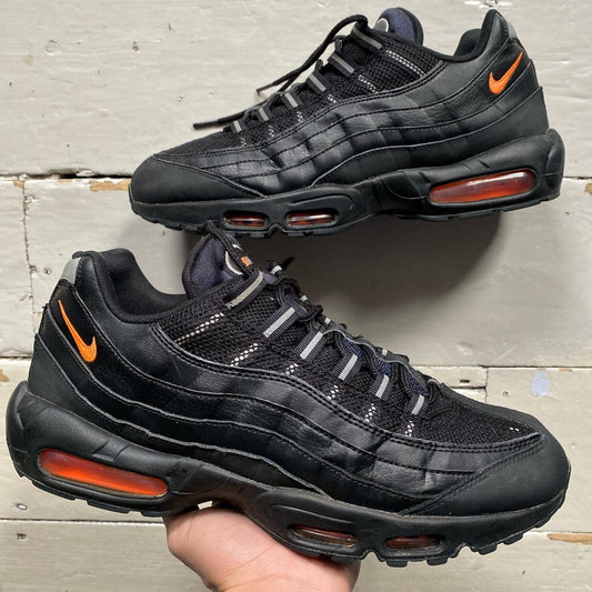 Nike Air Max 95 Black Total Orange (UK 11.5)