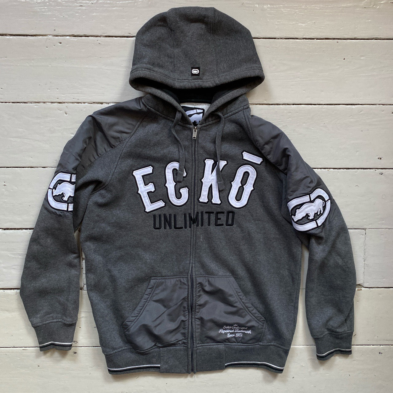 Ecko Unlimited Grey Hoodie (Medium)