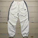 Adidas Baggy White Shell Bottoms (34W)