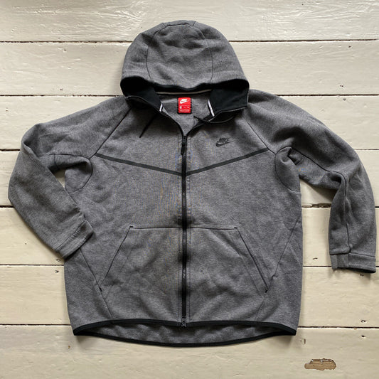 Nike Tech Fleece Grey Hoodie (XXL)