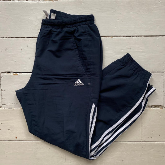 Adidas Navy Shell Bottoms (Large)