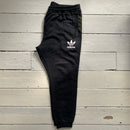 Adidas Originals Black and Green Joggers (XL)