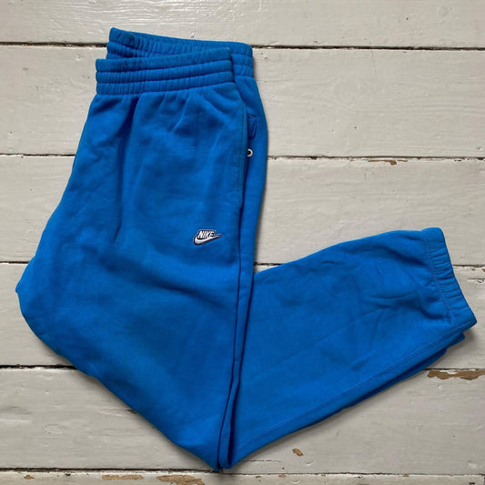 Nike Swoosh Blue Joggers (Medium)