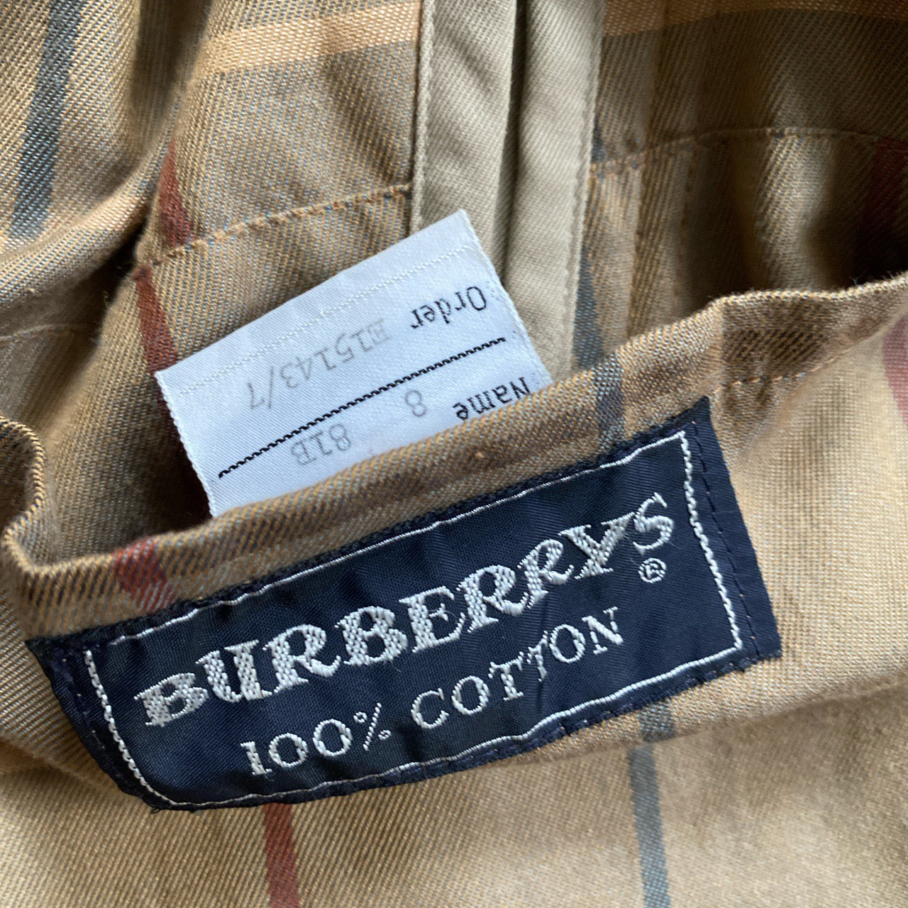 Burberrys Vintage Trench Coat (Womens UK 8)