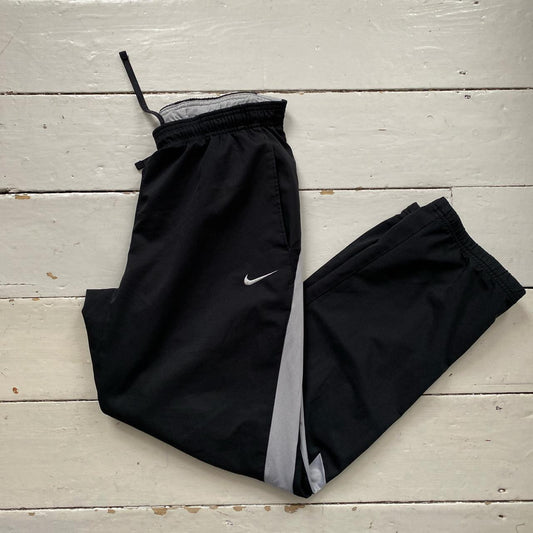Nike Swoosh Black Shell Bottoms (Small)