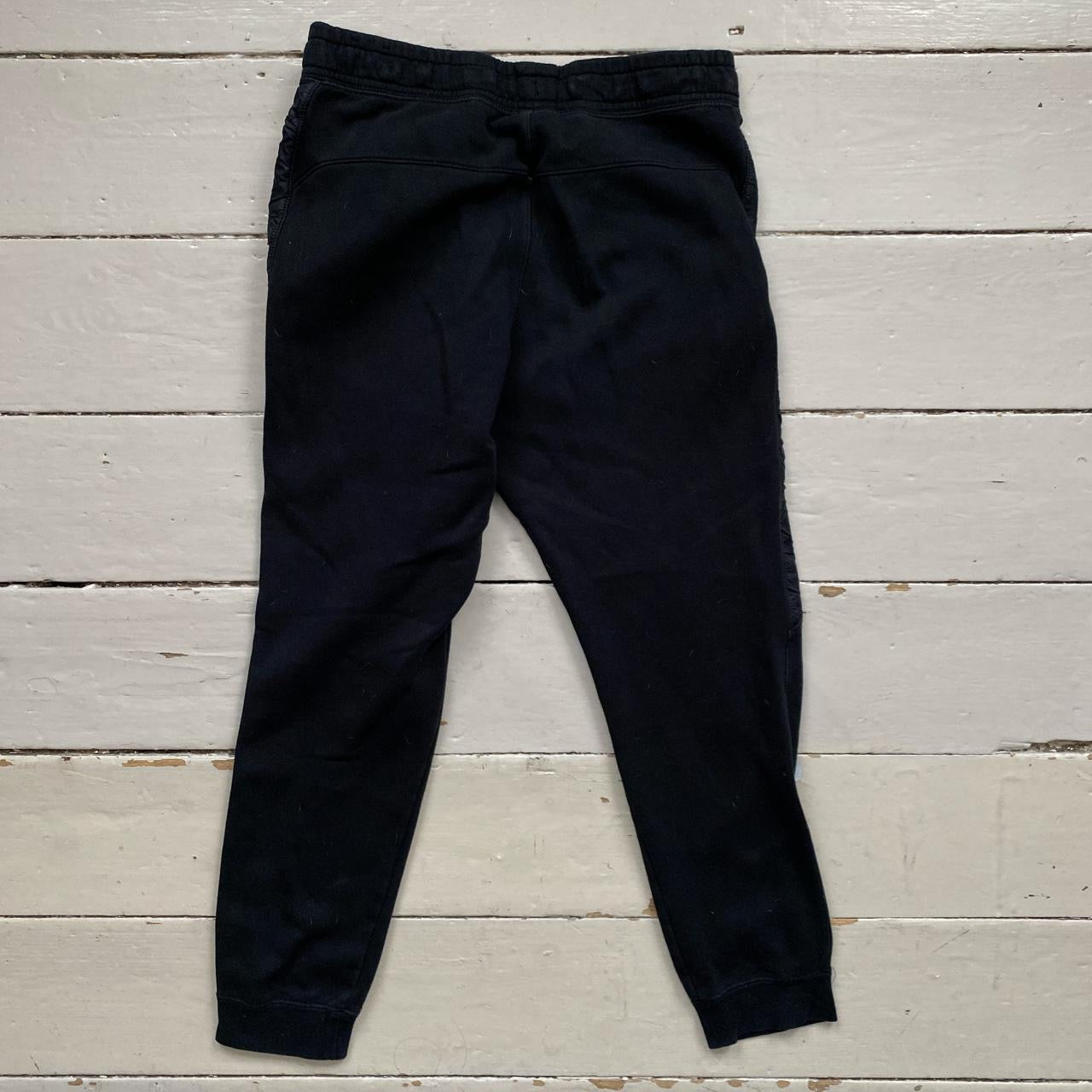 Nike Swoosh Black Joggers (Medium)