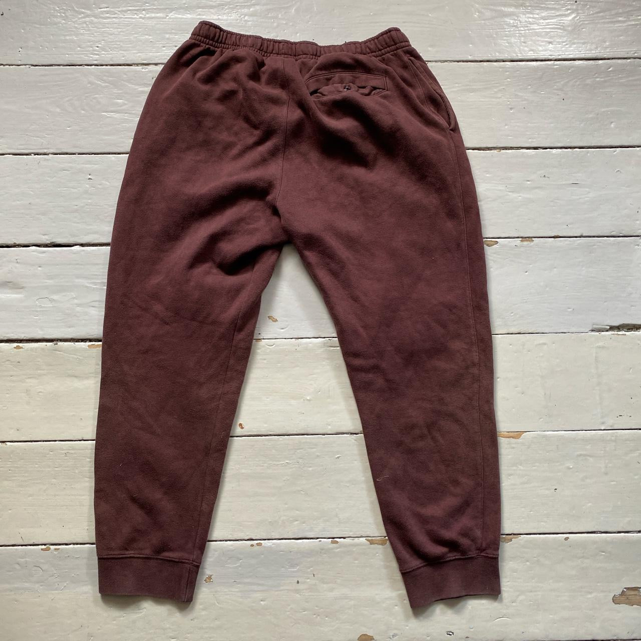 Nike Swoosh Brown Joggers (Large)