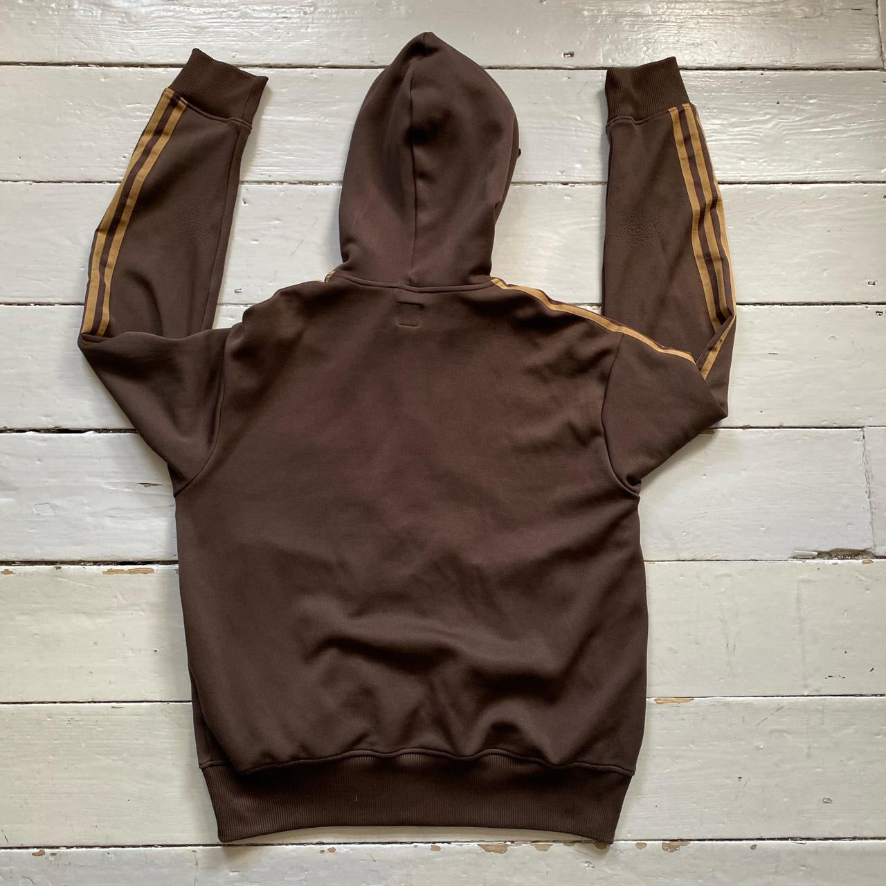 Adidas Brown Hoodie (Large)