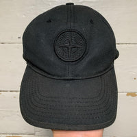 Stone Island Junior Black Cap