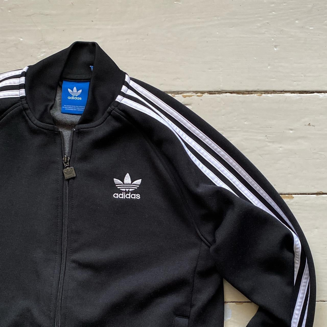 Adidas SST Black Track Jacket (Small)