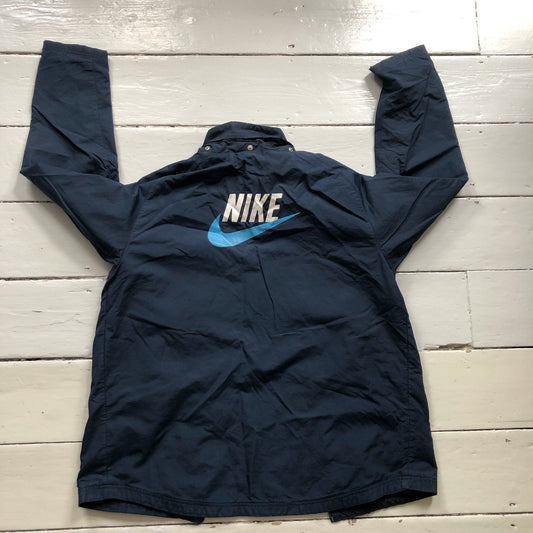 Nike Fleece Lined Navy Jacket (Medium)
