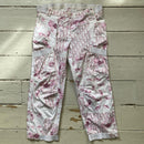 Dior Vintage Monogram Pink Floral Trousers (UK 14)