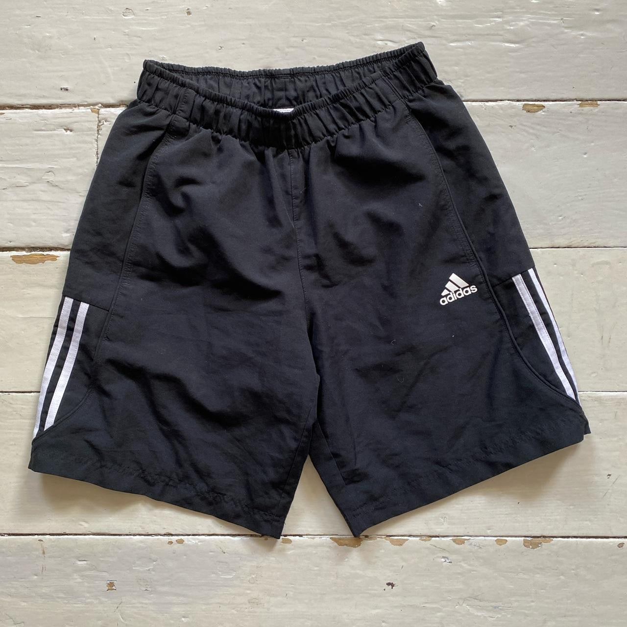 Adidas Black Shell Shorts (Small)