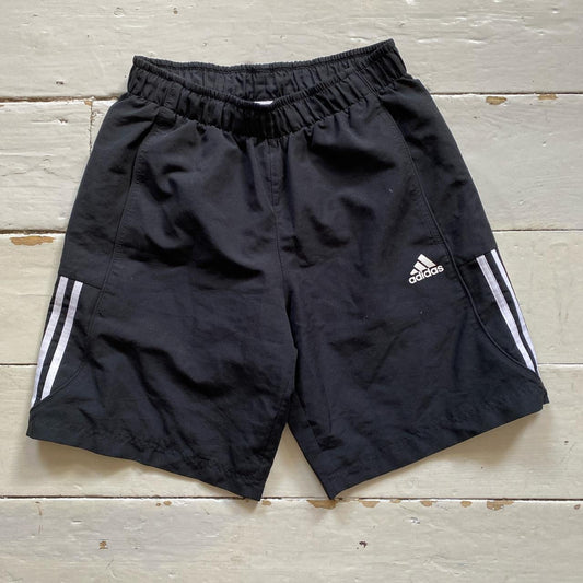 Adidas Black Shell Shorts (Small)