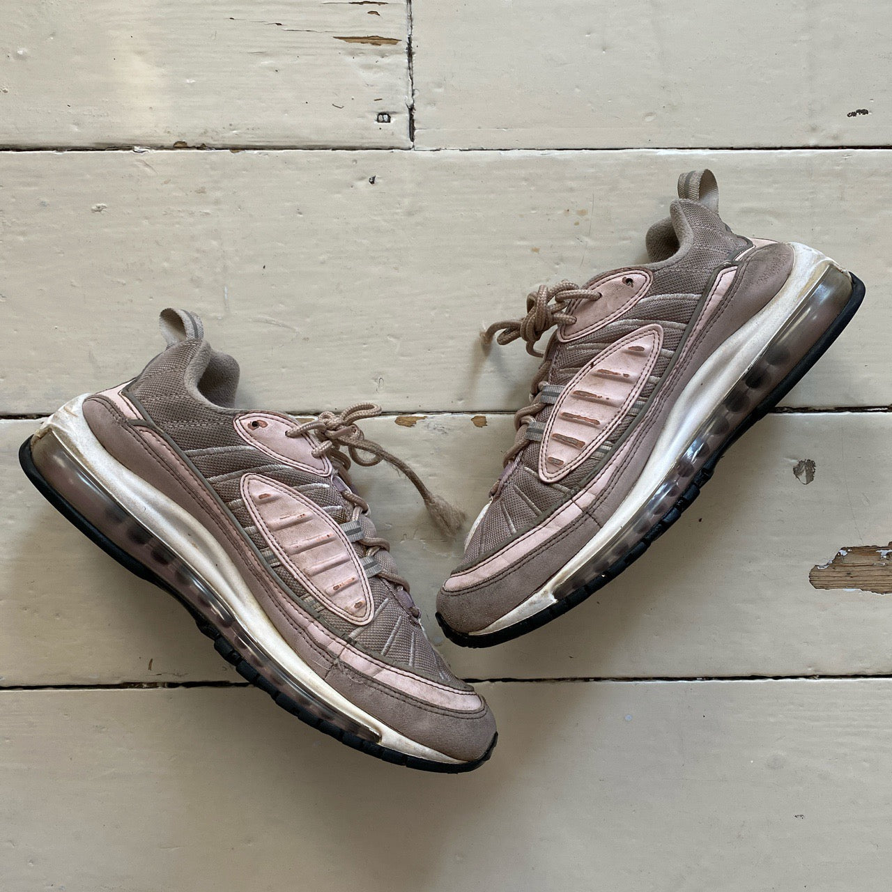 Nike Air Max 98 Pink and White (UK 8)