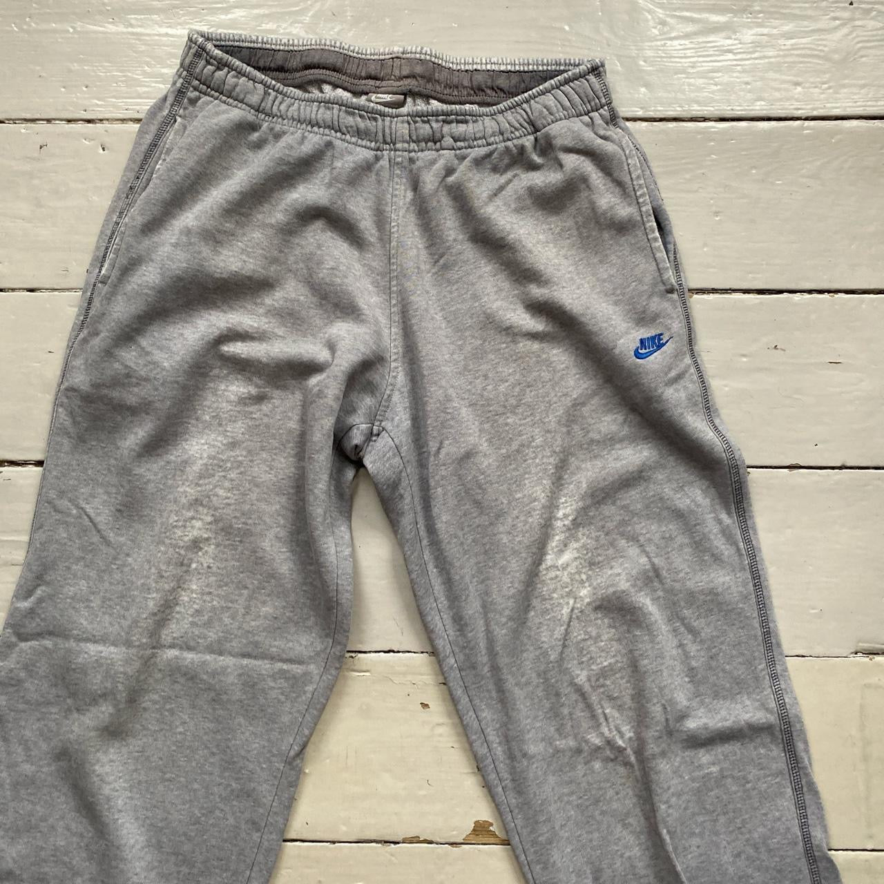 Nike Swoosh Grey Joggers (Medium)