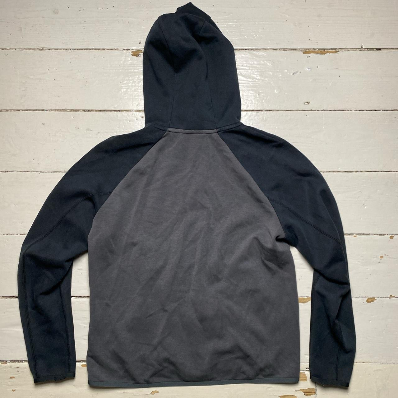 Nike Tech Fleece Hoodie Grey and Black (Medium)