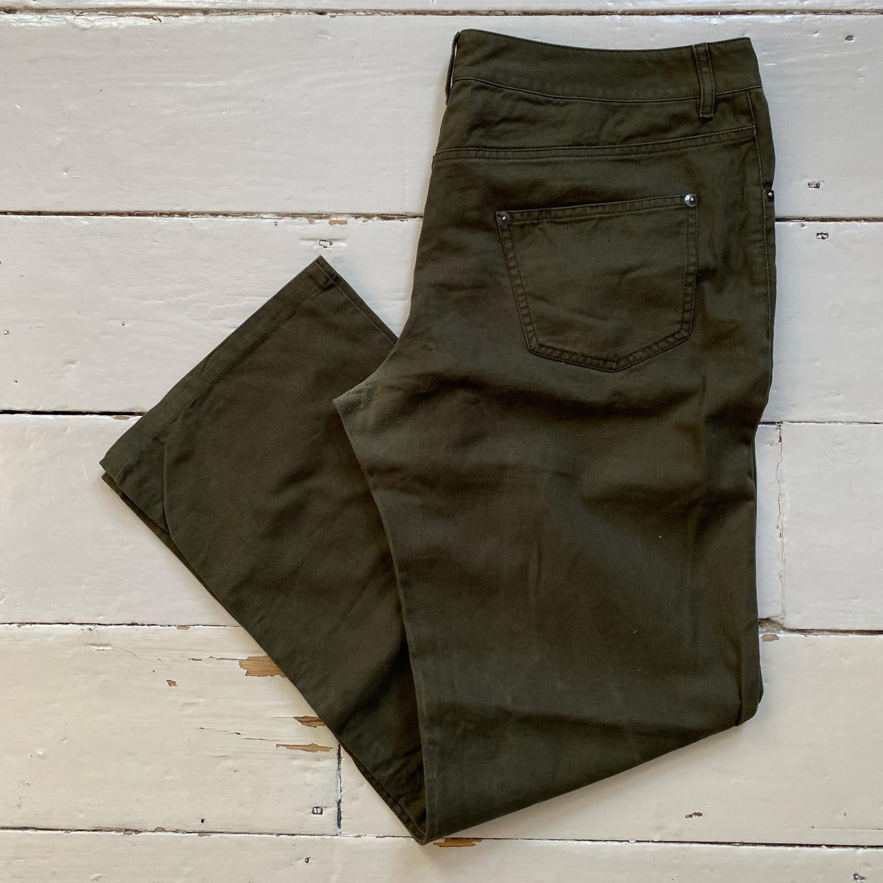 Balenciaga Olive Jeans (34W28L)