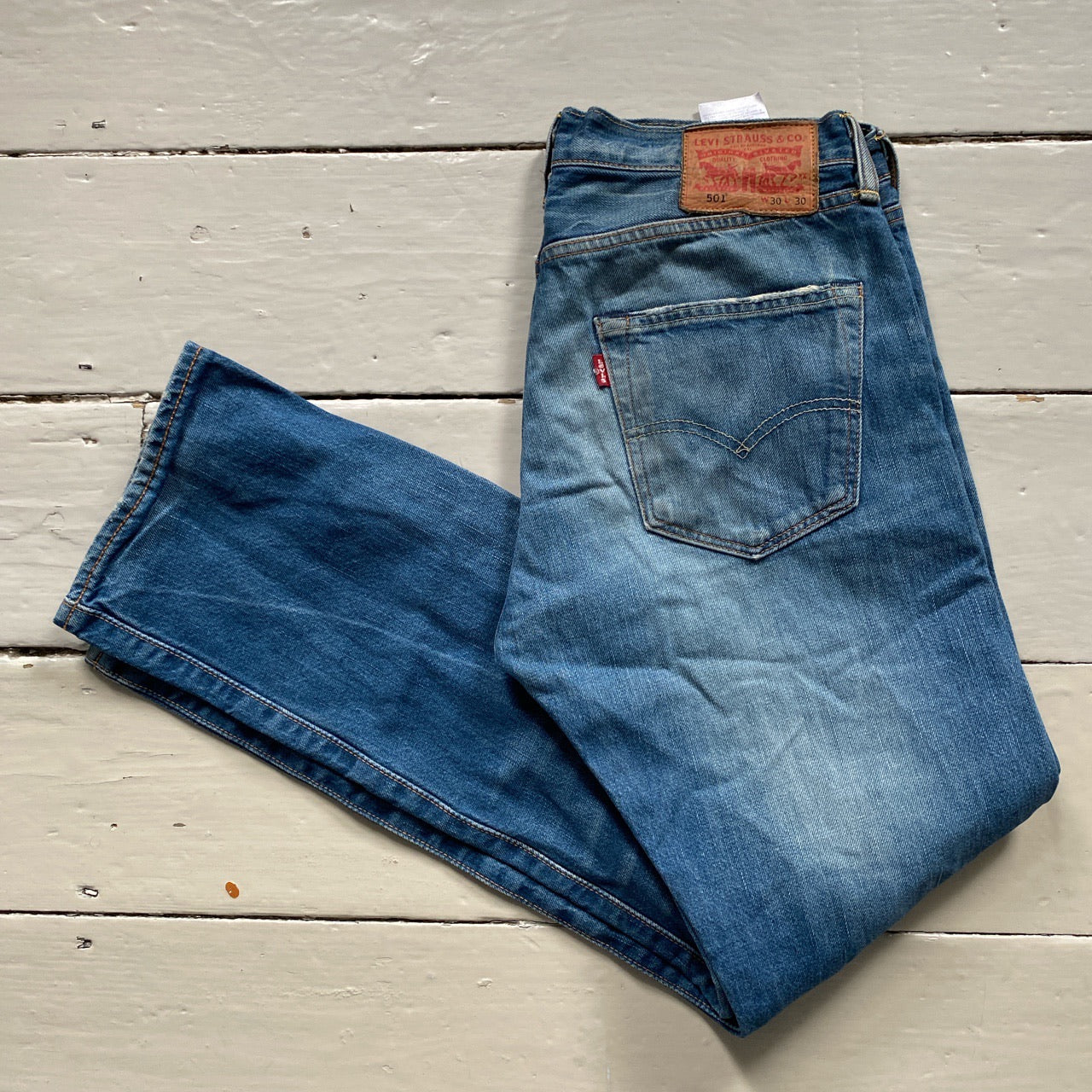 Levis 501 Blue Jeans (30/30)