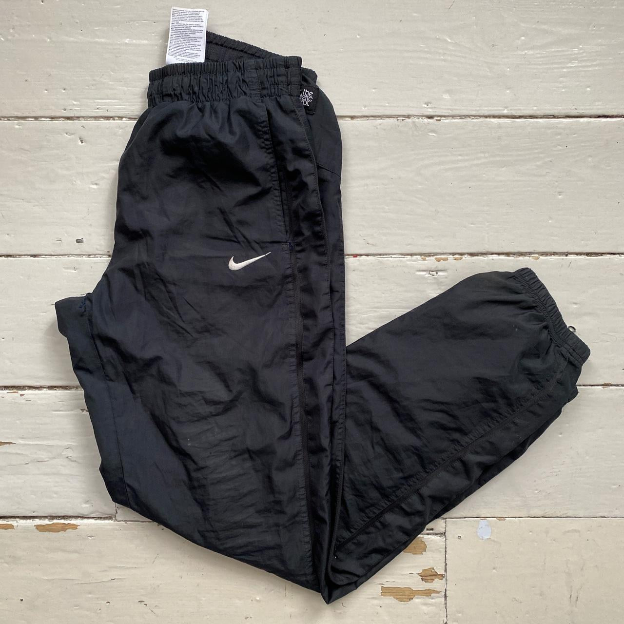 Nike Swoosh Black Shell Bottoms (Small)