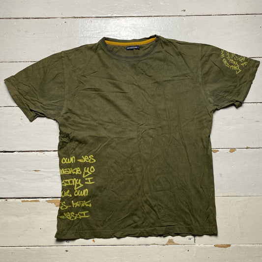 Petroleum Vintage Graffiti T Shirt (Large)