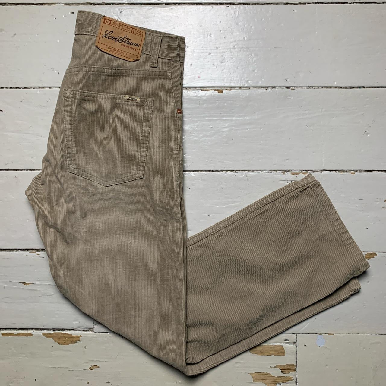 Levis Beige Corduroy Jeans (34/30)