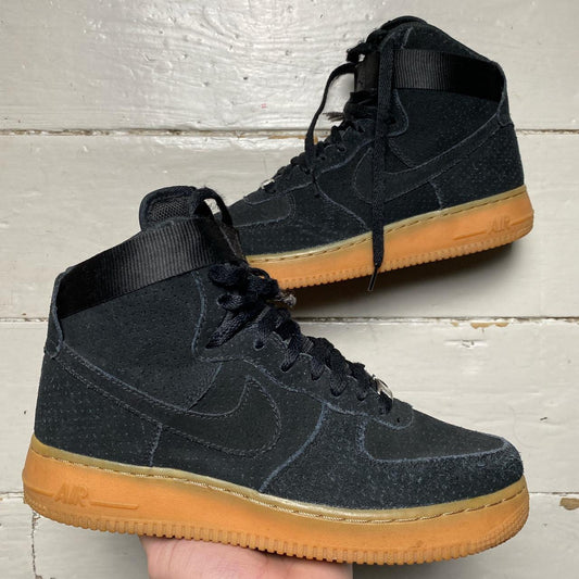 Nike Air Force 1 Black High (UK 7)
