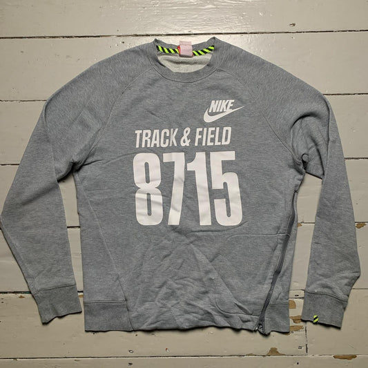 Nike Track and Field Grey Jumper (Large)