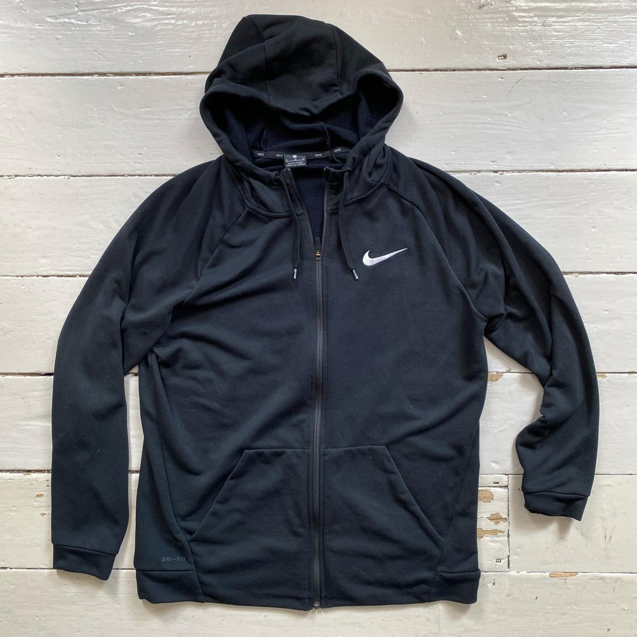 Nike Swoosh Black Hoodie (XL)