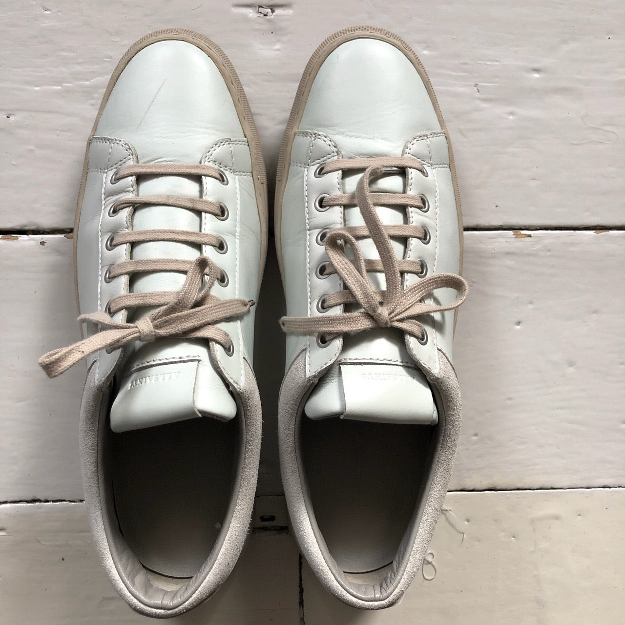 All Saints Leather Trainers (UK 10)